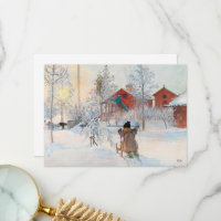 Der Garten und das Waschhaus von Carl Larsson