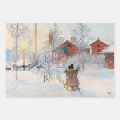 Der Garten und das Waschhaus von Carl Larsson Geschenkpapier Set (Vorderseite)