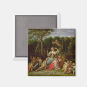 Der Garten von Armida Magnet (Vorderseite/Rückseite)