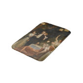 Der Garten von Armida (von John Collier) Badematte (Schrägansicht)