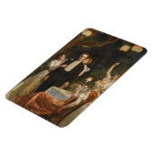 Der Garten von Armida (von John Collier) Magnet (Linke Seite)