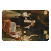 Der Garten von Armida (von John Collier) Magnet (Horizontal)