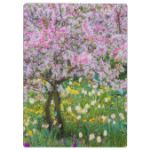 Der Garten von Claude Monet Klemmbrett (Rückseite)