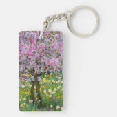 Der Garten von Claude Monet Schlüsselanhänger (Rückseite)