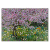 Der Garten von Claude Monet Schneidebrett (Vorderseite)