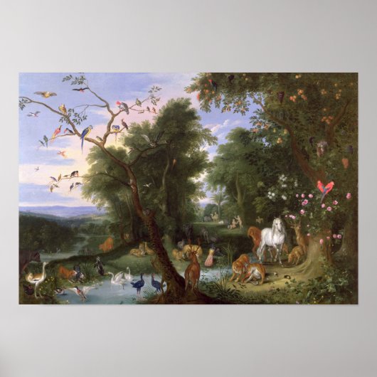 Der Garten von Eden, 1659 Poster (Vorne)