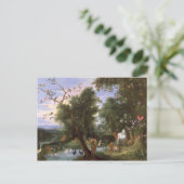 Der Garten von Eden, 1659 Postkarte (Stehend Vorderseite)