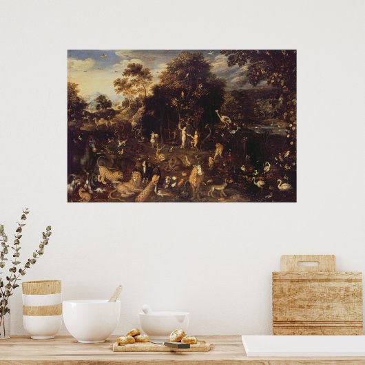 Der Garten von Eden Poster (Küche)