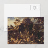 Der Garten von Eden Postkarte (Vorne/Hinten)