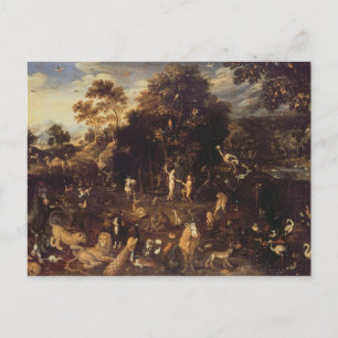 Der Garten von Eden Postkarte