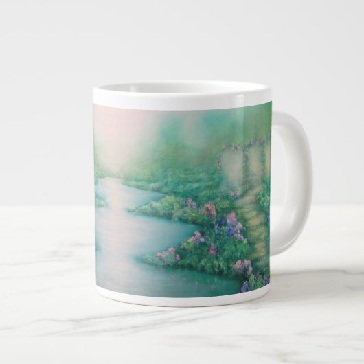 Der Garten von Frieden 2011 Jumbo-Tasse (Vorderseite Rechts)