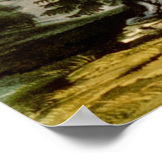 Der Garten von Gethsemane - 1846 Poster (Ecke)