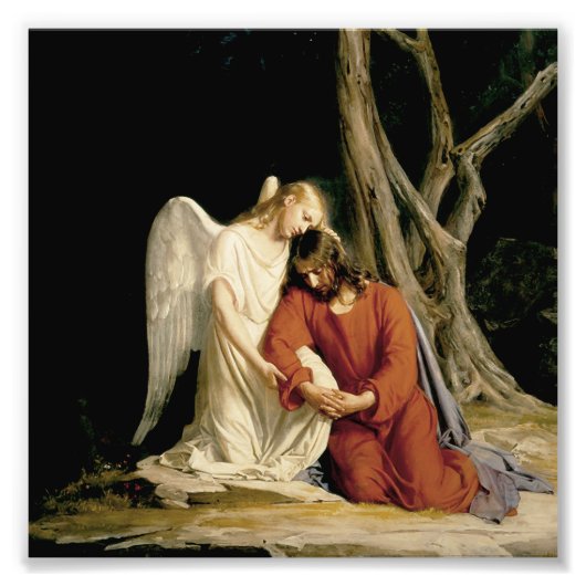 Der Garten von Gethsemane (Luke 22:39-46) Fotodruck (Vorne)