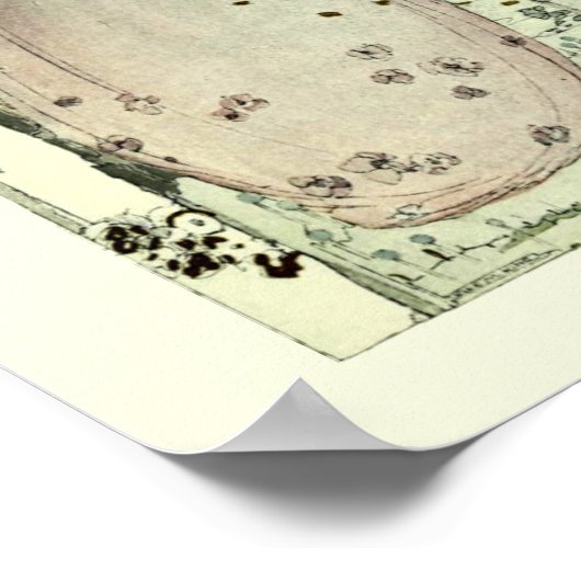 Der Garten von Jessie Marion King Poster (Ecke)