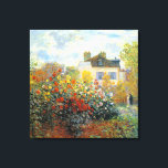 Der Garten von Monet bei Argenteuil Fine Art 24 x  Leinwanddruck<br><div class="desc">Der Garten des Monet in Argenteuil ist ein Landschaftsbild des Impressionismus,  das von dem französischen Künstler Claude Monet c. 1873,  mit ihm und seiner Ehefrau im Hintergrund stehend.</div>