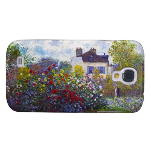 Der Garten von Monet in Argenteuil Claude Monet Case-Mate Samsung Galaxy Hülle (Rückseite Horizontal)