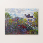 Der Garten von Monet in Argenteuil Claude Monet Puzzle (Horizontal)