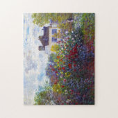Der Garten von Monet in Argenteuil Claude Monet Puzzle (Vertikal)