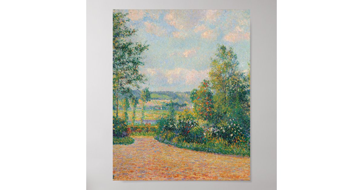 Der Garten von Octave Mirbeau (von Camille Pissarr Poster Zazzle.de
