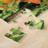 Der Garten von Orange Tiger Lilies Puzzle (Seite)