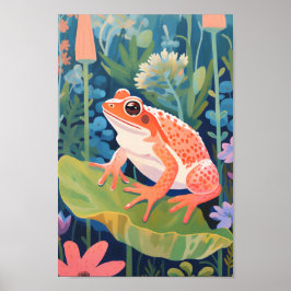 Der Gartenfrosch Poster