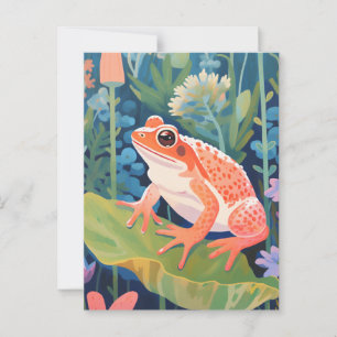 Der Gartenfrosch Postkarte