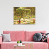 Der Gartengarten Leinwanddruck (Insitu (Wohnzimmer))