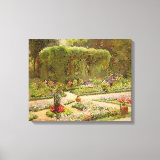 Der Gartengarten Leinwanddruck (Vorderseite)