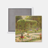 Der Gartengarten Magnet (Vorderseite/Rückseite)