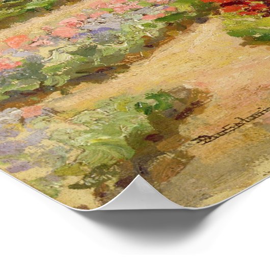 Der Gartengarten Poster (Ecke)