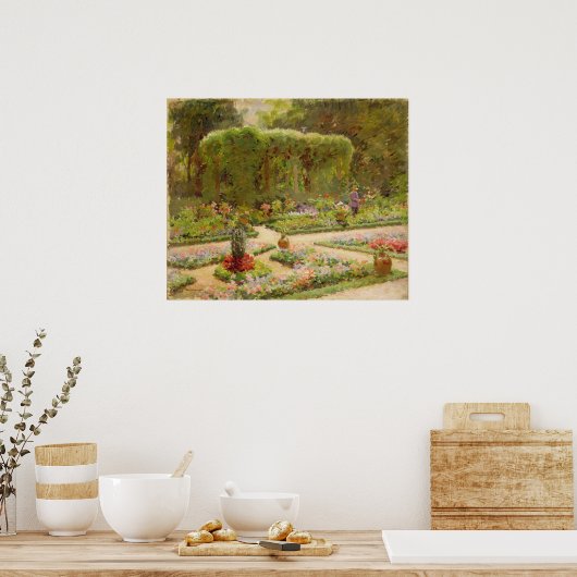 Der Gartengarten Poster (Küche)