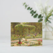 Der Gartengarten Postkarte (Stehend Vorderseite)