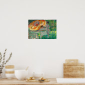 Der Gartenparasol Poster (Küche)