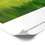 Der Gartenschwung Poster (Ecke)