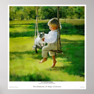 Der Gartenschwung Poster