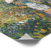 Der Gartenweg | Frederick Carl Frieseke Poster (Ecke)