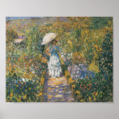 Der Gartenweg | Frederick Carl Frieseke Poster (Vorne)