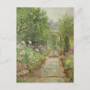 Der Gartenweg Postkarte