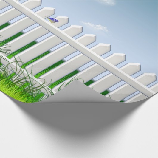 Der Gartenzaun Geschenkpapier (Ecke)