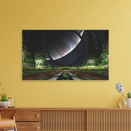 Der Gärtner Leinwanddruck (Insitu (Wohnzimmer))