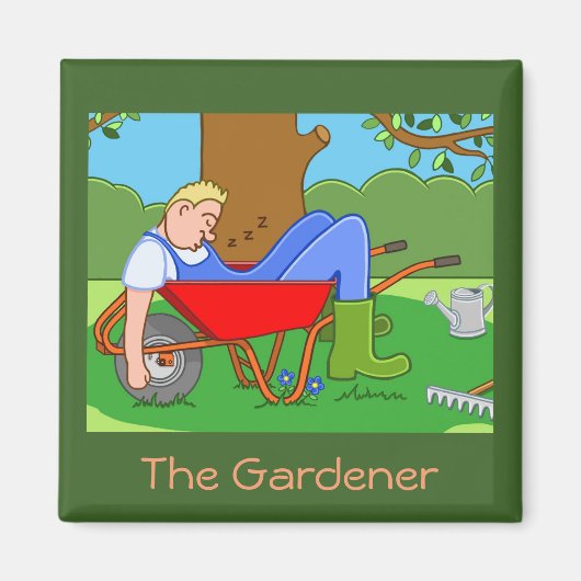 Der Gärtner Magnet (Vorne)