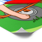 Der Gärtner Poster (Ecke)