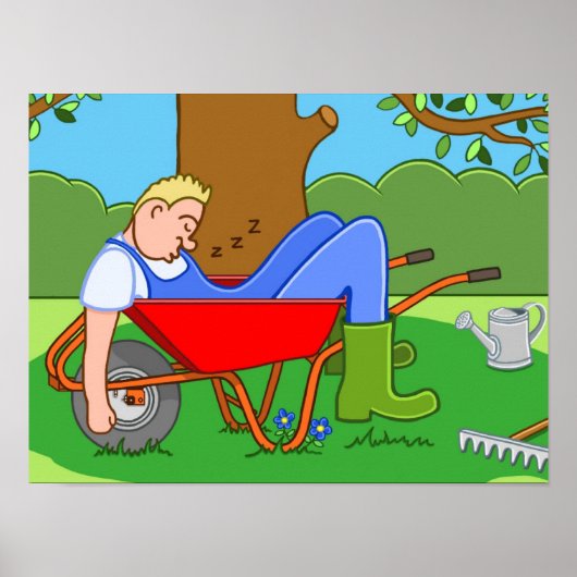 Der Gärtner Poster (Vorne)