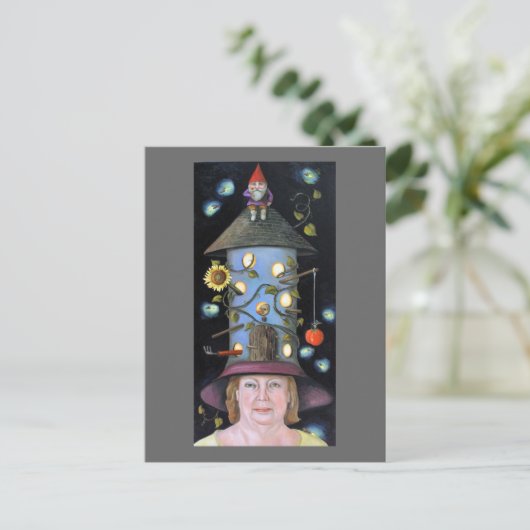 Der Gärtner Postkarte (Stehend Vorderseite)