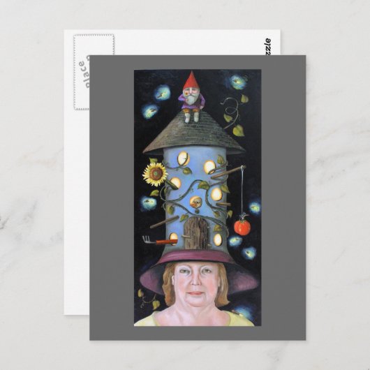 Der Gärtner Postkarte (Vorne/Hinten)