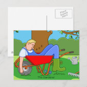 Der Gärtner Postkarte (Vorne/Hinten)