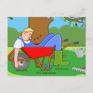 Der Gärtner Postkarte