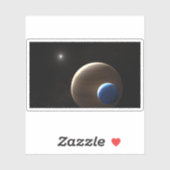 Der Gasriesen Kepler-1625b Aufkleber (Blatt)