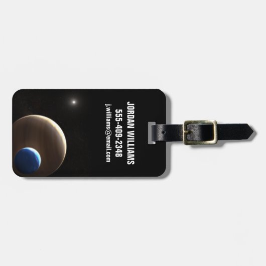 Der Gasriesen Kepler-1625b Gepäckanhänger (Vorderseite horizontal)