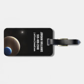 Der Gasriesen Kepler-1625b Gepäckanhänger (Rückseite horizontal)